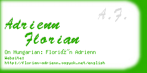 adrienn florian business card